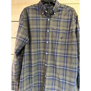 VTG Nautica Men's L/S Button Down L